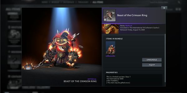 Beast of the Crimson Ring (Bundle Bristleback Collector's Cache TI 10)