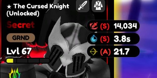 Almighty The Cursed Knight Evo Good Stats