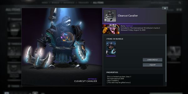Clearcut Cavalier (Bundle Timbersaw Collector's Cache TI 10)