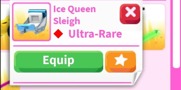 Ice Queen Sleigh Ride (Christmas Event Limited)