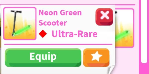 Neon Green Scooter Ride (Limited)