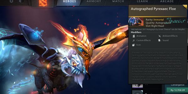 Pyrexaec Floe (Immortal TI7 Jakiro)