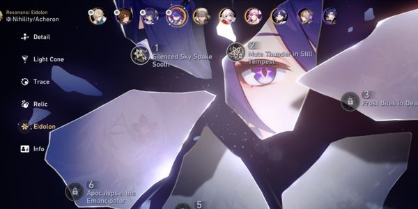 Asia (HSR Account Lv 64.) Acheron E2 (Sign) +Adventurine + Fuxuan + Argenti+ Dr Ratio etc