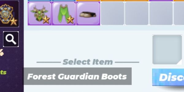 Forest Guardian chestplate,cloak,boots(s6) -Sky Block Blockman Go