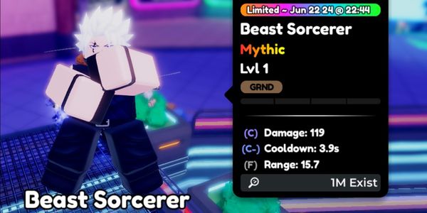 Beast Sorcerer Mythic - Anime Defenders