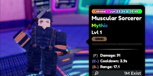 Muscular Sorcerer Mythic - Anime Defenders