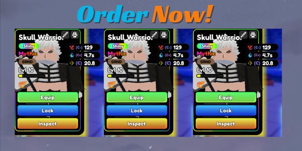 Skull Warrior (Shiny) Anime Defenders
