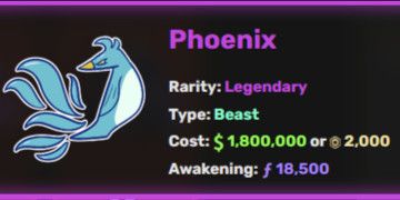 Bird: Phoenix (Beast)