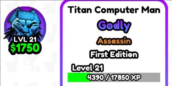 godly Titan computer first edition trait assasin