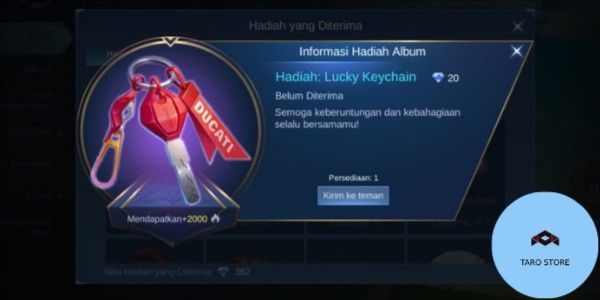 Gift Lucky Keychain