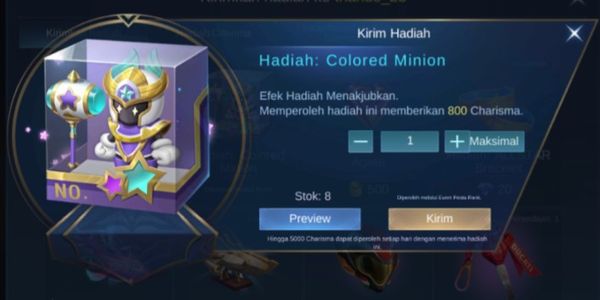 Buy Gift Item Colored Minions Mobile Legends 2813905 | itemku