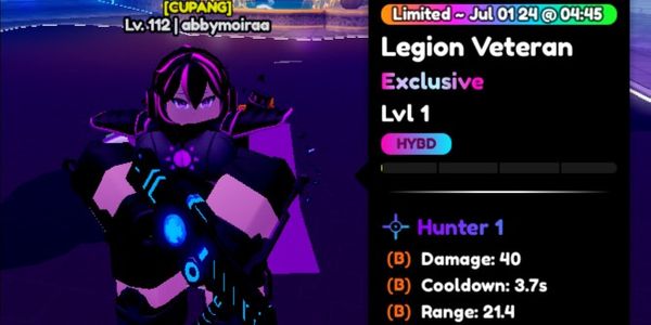 Legion Veteran Stats Random - Anime Defenders RBL