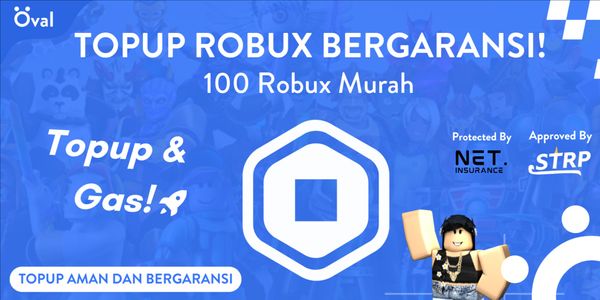 Beli Robux 5 Hari 100 Robux Roblox Terlengkap dan Termurah Februari ...
