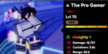 the pro gamer (sjw)almigthy perfect stats