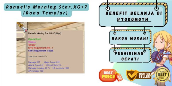 Ranael's Morning Star.XG+7 (Rana Templar)