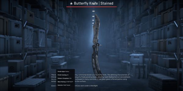 Butterfly Knife | Stained (Covert Knife)