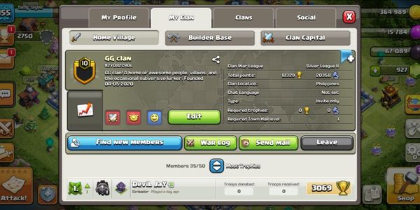 Clan LV 10