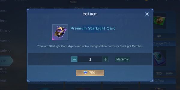 STARLIGHT PREMIUM CARD