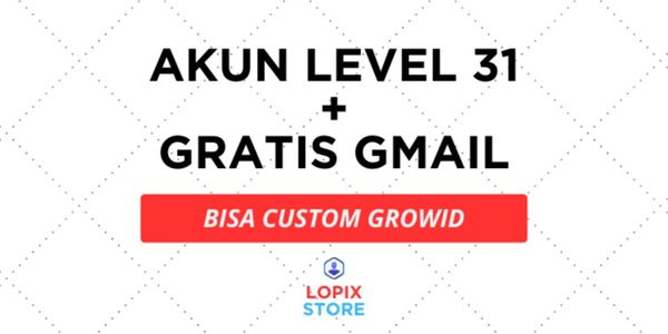 LEVEL 31 ACCOUNT + PICKAXE (BONUS GEMS)