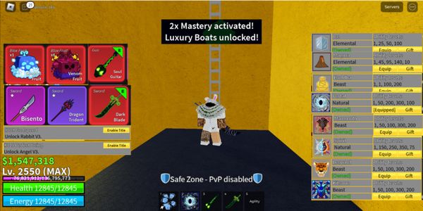 Conta BloxFruits Lvl max + 20M de - Roblox - Blox Fruits - GGMAX