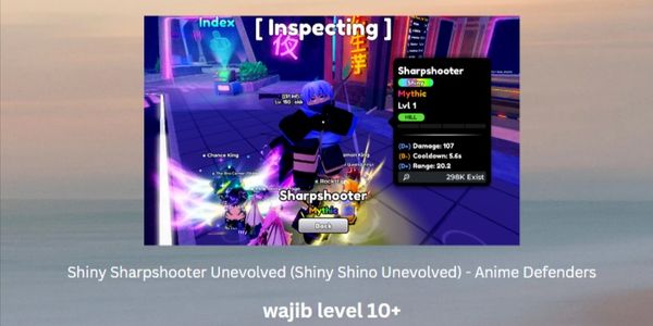 Shiny Sharpshooter Unevolved (Shiny Shino Unevolved) - Anime Defenders