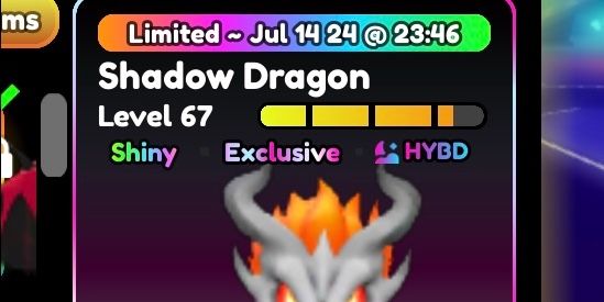 Shiny Almighty Shadow Dragon