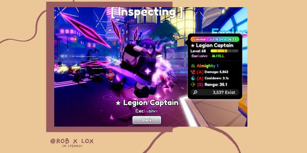 Almighty Legion Captain Good Stats - Exclusive/Secret