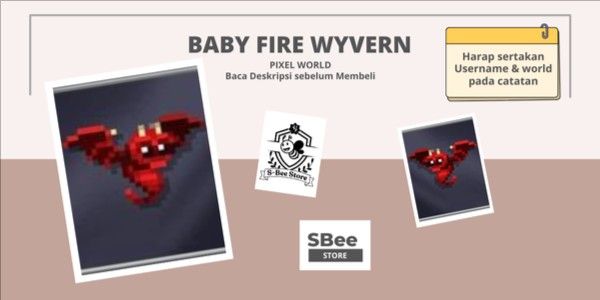 Baby Fire Wyvern