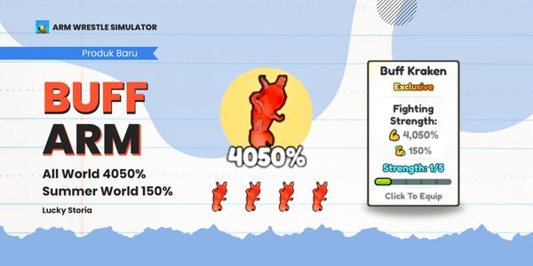 BUFF KRAKEN ARM | 4050% ALL WORLD, 150% SUMMER WORLD
