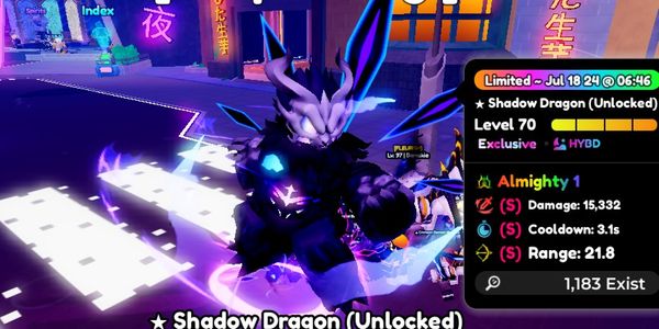 Shadow Dragon almighty perfect stats