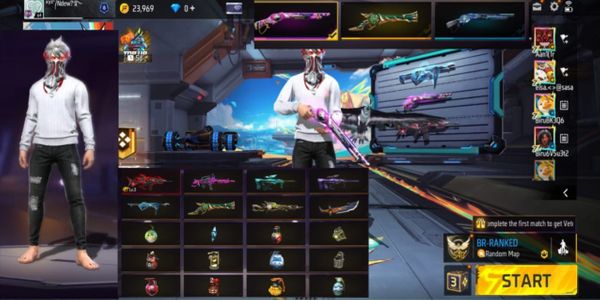 Buy Account Akun Sultan SG rapper + trompet , Evo Scar lvl 3 idaman Log ...