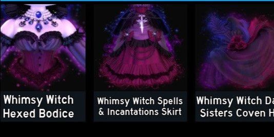 Buy Item Whimsy Witch Set || Royale High || Heavens Gate || New