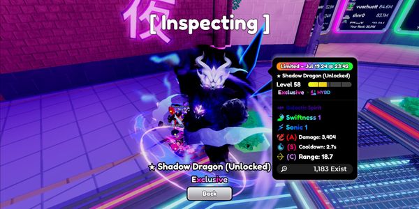 Shadow Dragon Sonic Swiftnes Trait
