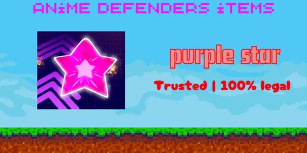 Buy Item star rift (purple) Anime Defenders Roblox 2889954 | itemku