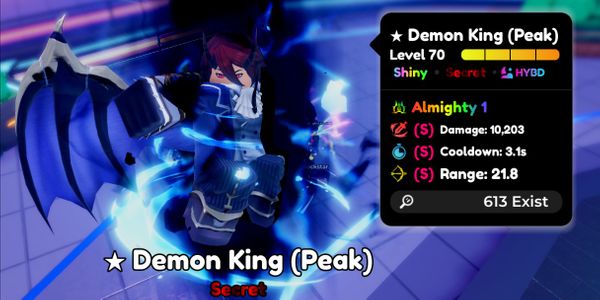 Shiny Demon King ALMIGHTY | stats sesuai gambar