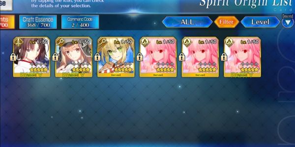 [NA]Starter Arcueid NP3 Castoria Ryougi Shiki Nero Caster