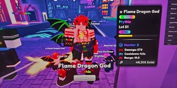 Shiny Flame Dragon God