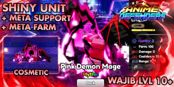 Buy Unit Shiny Pink Demon Mage (Shiny Pink Demon Witch Evo) | Anime ...