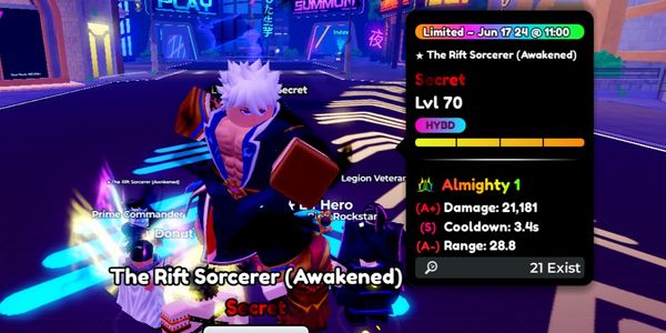the rift sorcerer ( awakened ) almighty A+/S/A-
