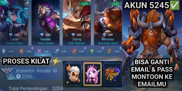 Mobile Legend GG account best price #5245