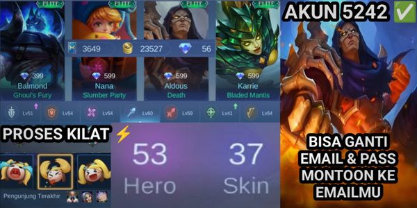 Mobile Legend GG account best price #5242