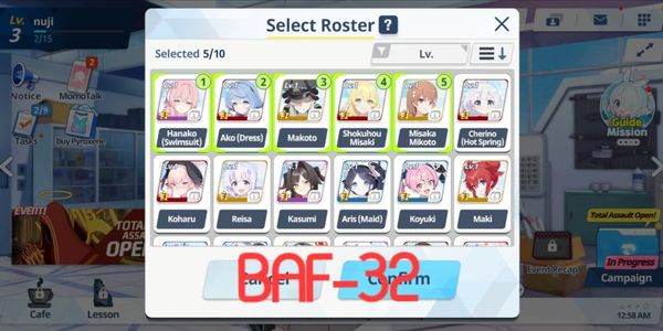[BAF-32] B3x12 5 Limited Mikoto Misaki Ako Dress Makoto Hanako Swimsuit - Reisa Koyuki Maki Kasumi Aris Maid Koharu Cherino HotSpring