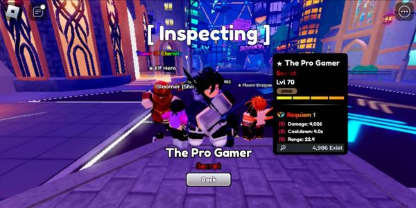 The Pro Gamer REQUIEM (Evo) GOD STATS