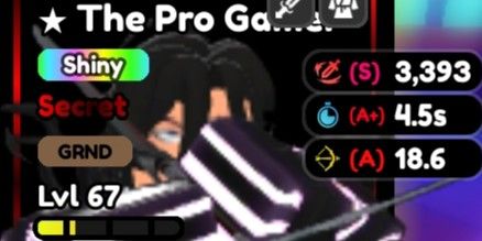 SHINY SJW THE PRO GAMER GOOD STATS (KOLEKSI)
