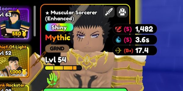 Shiny Muscular Sorcerer EVO Good Stats S S B+