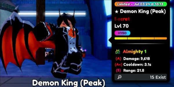 Demon King (Peak) | Almighty Trait (Best trait in the game) Godly Stats | Anime Defenders