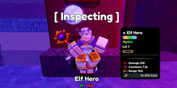 Shiny Elf Hero [Evo] - Anime Defenders