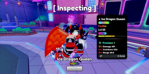 Precision shiny ice dragon queen