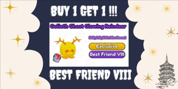 Beli Pet [ All World ] Goliath Ghost Glowing Reindeer (565M - 748M ...