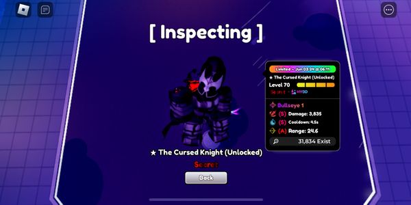 The Cursed Knight Evo | IGRIS (Read Description!)